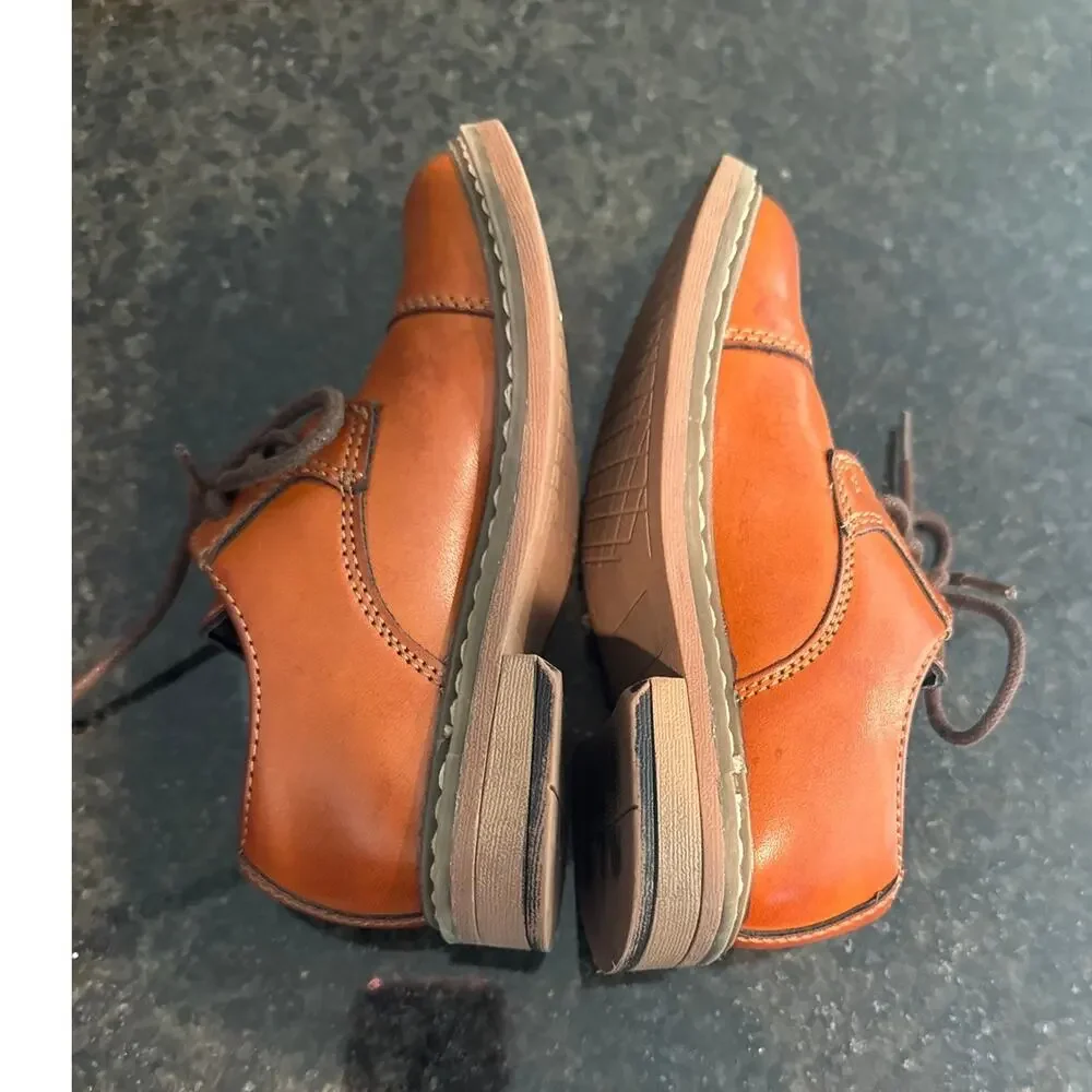 Bruno Mars Toddler Boys Brown Dress Shoes Size 9 T